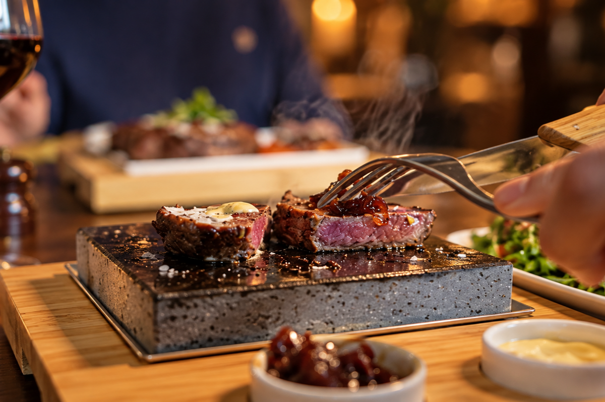 Il set per la finitura della carne SteakStones
