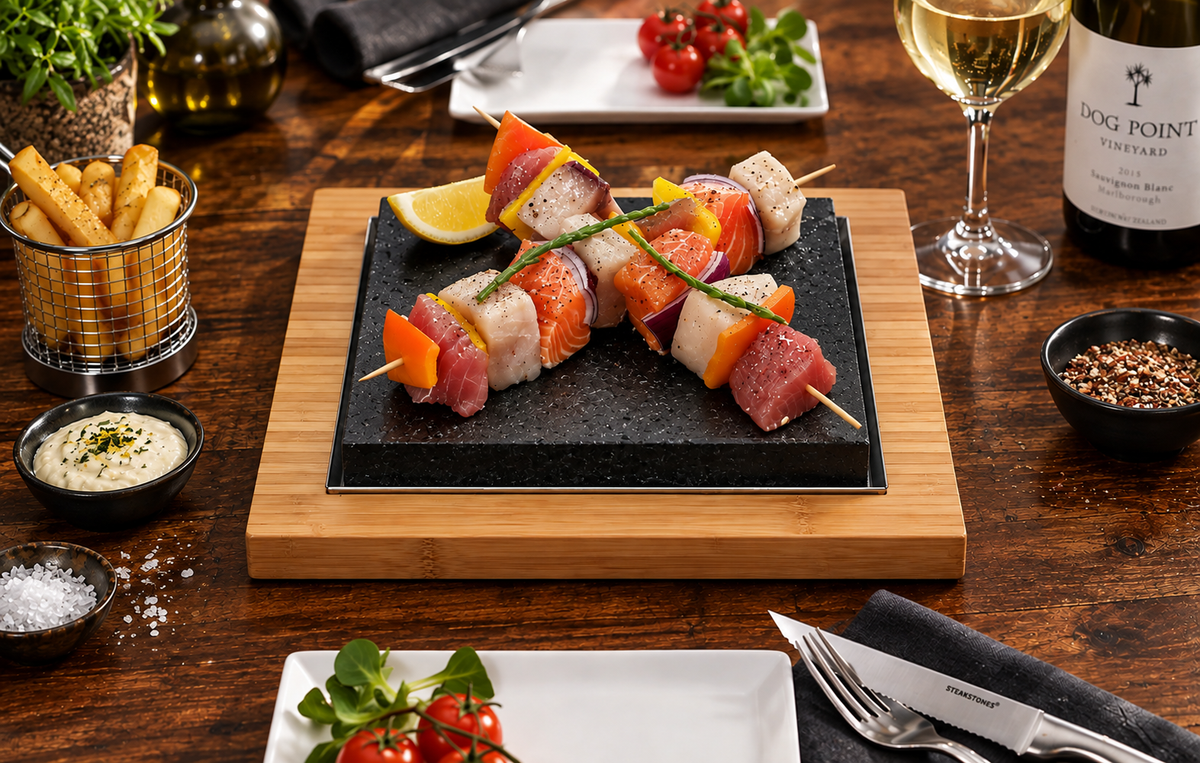 Plato para carne chisporroteante SteakStones
