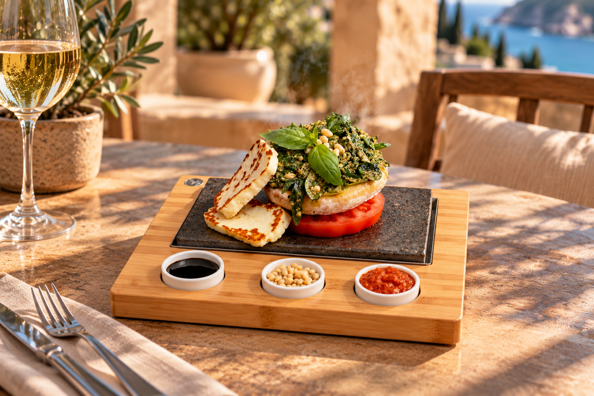 Set Antipasto Sizzling SteakStones