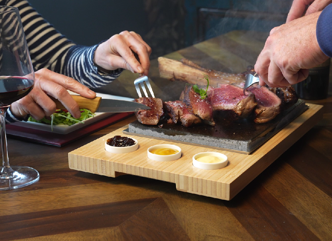 The Steak Sharer & Sauces Set
