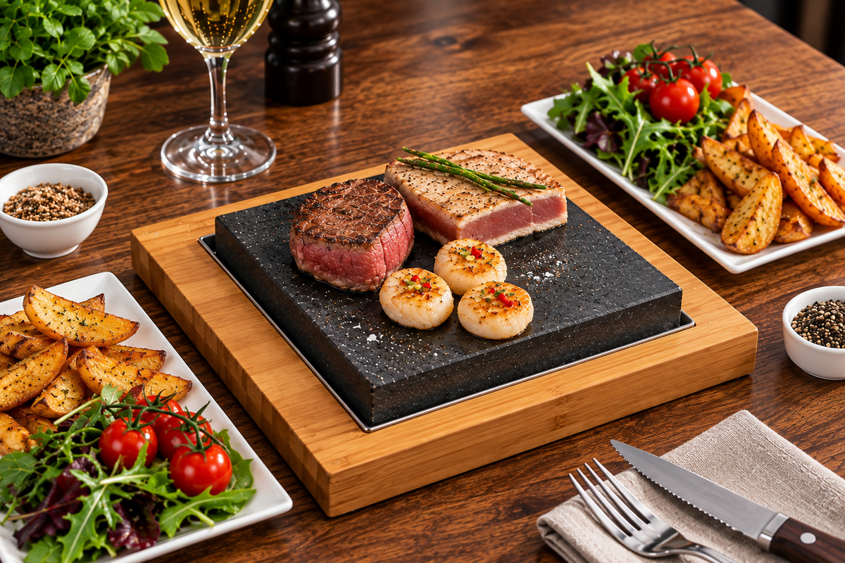 Plato para carne chisporroteante SteakStones